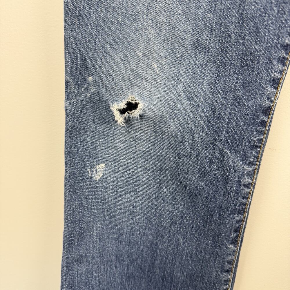Vtg Abercrombie & Fitch 1892 Jeans Women 8R Bootcut Button Fly Distressed USA - Picture 8 of 16